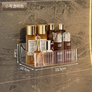 Giá Để Đồ Trong Phòng Tắm Bằng Acrylic Gắn Tường Không Cần Đục Lỗ Giá Để Đồ Trang Điểm Cho Phòng Tắm Và Nhà Vệ Sinh