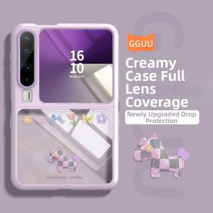 GGUU | Shockproof Protective Case with Full Coverage for Huawei PuraX Liquid Silicone and TPU Purple