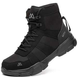 Lightweight Protection Safety Shoes Men Steel Toe Anti Smash Work Shoes Anti-puncture Indestructible Man Safety Boots Outdoor