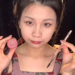 PINKFLASH PF-T04 Multi Use Duo Eyebrow Brush Spoolie & Angled Brow Brush Professional Eye Makeup Tool