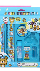 8in1/5in1/10in1 Stationery Set Gift Kids Pencil Set Eraser Ruler Sharpener School Stationery Supplie