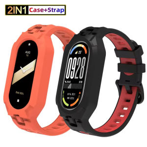 TPU Case+Strap For Xiaomi Mi Band 10 9 8 Bracelet Sport Wristband For Xiaomi Mi Band 10 Smartwatch Accessories Soft Cover Correa