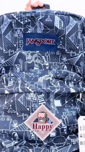 tas jansprot motif abstrak robot premium/ransel viral cowok-cewek/tas murah viral