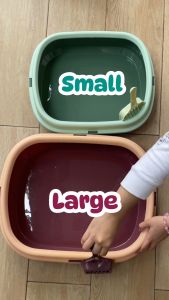 Morandi Litter Box Kucing - Cat Toilet Tempat Bak Pasir Kucing Besar Free Sekop Shovel