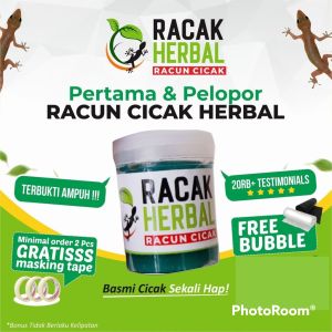 RACAK RACUN CICAK HERBAL PALING AMPUH MEMBASMI CICAK !
