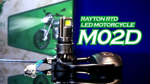 RTD Rayton / Lampu Depan / Lampu Utama Motor LED M02D White & Ice Blue Original Motor Universal