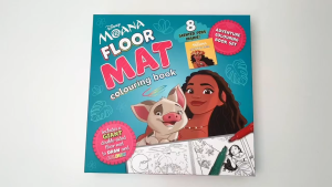 Disney Moana Colouring Book For Kids To Draw & Colour Giant Floor Mat Box Set
