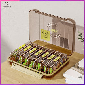 HKStorage Medicine box three meals a day seven days a week medication dispenser medication filling reminder medication portability and small box for dispensing