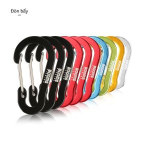 6/10 Chiếc Hợp Kim Nhôm Móc Đa Năng Móc Khóa CC1 Booms Câu Cá Snap Kẹp Khóa Khóa Cắm Trại Ngoài Trời Leo Núi Móc Dụng Cụ Câu Cá