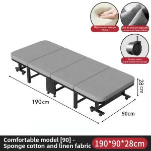Office Hospital Use Folding Single Bed