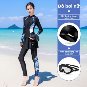 XTEP | Đồ Bơi Tách rời Hooded Giúp Gọn Gàng Khiêm Tốn