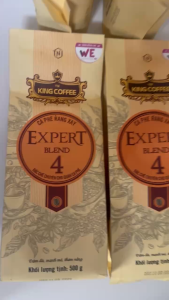 Cà phê Rang Xay King coffee Expert Blend 4 hạt Culi Arabica và Culi Robusta Túi 500g pha phin pha máy