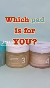 NUMBUZIN Toner Pads (No.1 Centella Re-Leaf Green/ No. 4 Pore Zero Peeled Egg/ No. 5+ Vitamin Niacinamide Concentrated) - 70 Pads - ORIGINAL KOREA