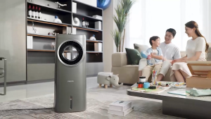 Quạt không cánh phun sương tạo ẩm kiêm lọc không khí ion âm và khử khuẩn UV thương hiệu Philips ACR4246X Serial 4000 - Công suất 60W - BH 2 NĂM