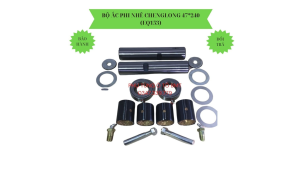 Bộ ắc phi dê (trục đứng) xe chenglong 4 chân. Pi 47x240 bạc F52 mã số EQ153