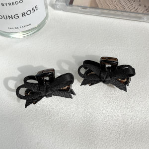 Fashionable Butterfly Knot Hair Clip Side Bangs Hair Clip Elegant Girl Simple Small Hair Claw Hair Accessories Resin Material