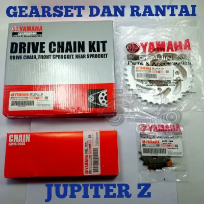 Gear set jupiter Z paket 1 set sama rantai