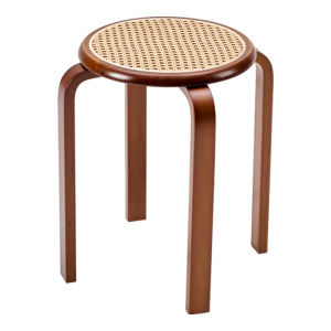 ZHUTING | Round Wooden Stackable Bench Dining Stool