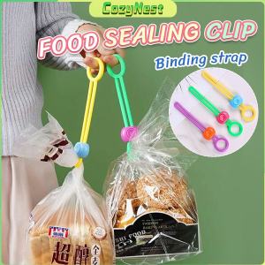 C.N 1/5Pcs Color Sealing Clip Creative Food Preservation Seal Rope Kitchen Storage Tool