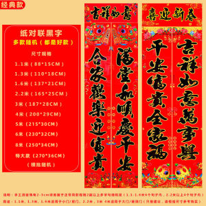 New 2025 Couplets Gold Embossed Copperplate Paper Spring Festival Decorations Snake Year Entrance Door Stickers Home Use