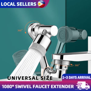 1080° Rotatable Faucet Extender Bathroom Kitchen Wash Basin Sink Splash Adapter Faucet Filter