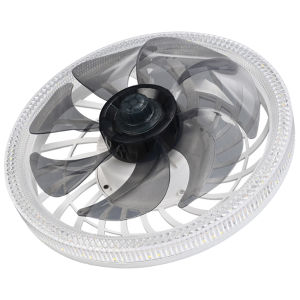 Ceiling Fan Light Remote Control Modern Ceiling Fan Light 3 Colors Dimmable 4 Speeds with Converter Extender AC 85V-265V