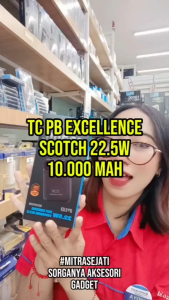 EXCELLENCE Powerbank Scotch 22.5W 10000mAh Fast Charging Powerbank QC3.0