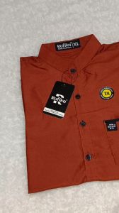 R011 Baju Kemeja Koko Muslim Anak Laki Laki Lengan Pendek usia 2-10 Tahun Warna Teracota Terbaru COD