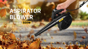 DELI Corded Aspirator Blower and Vacuum with 2 in 1 Function (500W / 2.0m³) DL-GF03-E1