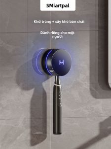 smartpal | Sanitizing Toothbrush Holder with Drying and Wall Mount