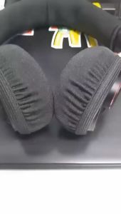 2Pcs Stretchable Washable Headphone Dustproof Cover - S/L Sizes - Black - Elastic Band Design - High Resilience and Comfortable Material