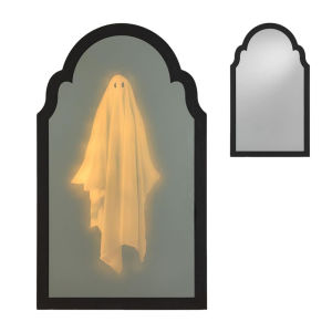USB Halloween Hologram Ghost Mirror Spooky Scary Ghosts for Halloween Decor Indoor Halloween Room Decor