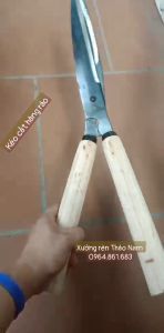 Kéo cắt tỉa hàng rào cắt tỉa cây cảnh có tây cầm gỗ lớn