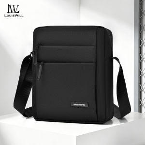 LouisWill Men Bags Men Shoulder Bag Messenger Travel Bag Waterproof Business Bag Large Capacity Bag Lightweight Casual Bag Fashion Sport Crossbody Bag for Student Teenager