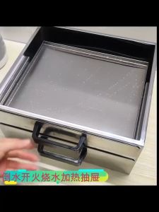 หม้อนึ่งแป้งปากหม้อญวน 2ชั้นเครื่องนึ่งอาหารขนาดเล็ก ทำจากสแตนเลสสตีล