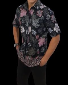 {TERLARIS}KEMEJA PRIA BATIK LENGAN PENDEK/KEMEJA BATIK PRIA MODERN LENGAN PENDEK