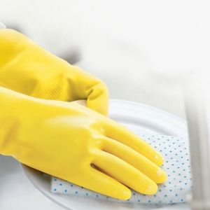 Combo 3 Đôi Găng Tay Rửa Chén Lock&Lock Cao Su Tự Nhiên Size 32cm (ETM803Y) Size 26cm (ETM804Y)