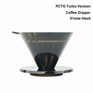 TIMEMORE Crystal-eye Turbo Pour-over Coffee Dripper Drip Filter Coffee Maker Appliance for Home Usewith Filter Papers Included