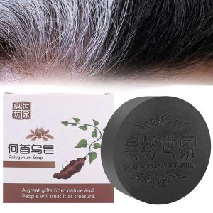 🔥Natural Polygonum Multiflorum Shampoo Handmade Soap Essential Oil Wash Head Soap Mite Removal Soap LovelylifeFu👍