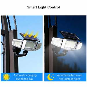 3‑Head Omnidirectional Solar Magnetic Light Independent Adjustment of 3 Heads for 360° Shadow‑Free Lighting Outdoor Camping