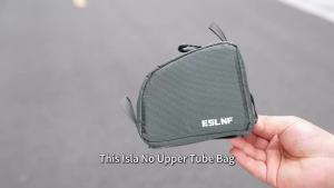 Eslnf(ESLNF) | Túi Đựng Đồ Phía Trước Xe Đạp Chống Nước Đa Năng Khóa Kéo Đôi Chất Liệu Nylon Bền Chắc Dành Cho Xe Đạp Địa Hình Xe Đạp Đường Trường Phụ Kiện Đạp Xe Ngoài Trời