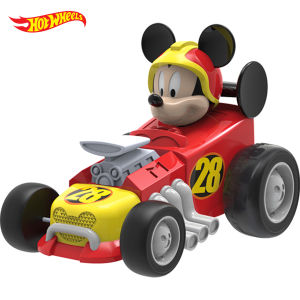 Hot Mickey Mouse Pull Back Car Toy Donald Duck Daisy Duck Cartoon Figure Model Inertial Pull-Back Sports Car Kids Xmas Gifts