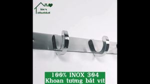 Móc treo đồ nhà tắm Inox 304 đúc đặc PHÁT ĐẠT không rỉ sét Móc áo inox cao cấp giá treo inox (SP002)