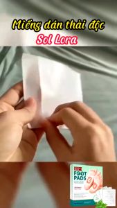 Cặp Lẻ Miếng Dán Thải Độc Chân Sol Lora – Chiết Xuất Ngải Cứu Hỗ Trợ Thải Độc Qua Gan Bàn Chân Giúp Ngủ Sâu Giảm Mệt Mỏi Khử Mùi Thư Giãn Tinh Thần. Thanh Lọc Cơ Thể Sau Ngày Dài Giảm Căng Thẳng Cải Thiện Tuần Hoàn Máu | Moska Shop