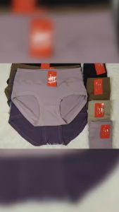 DDK High-Waist Comfort Briefs 9001# Breathable Quick-Dry Elastic Cotton Spandex for Women - Available in Multiple Colors