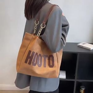 Stellafashion1991 1013 Japanese Woman Tote Bag With Zipper Large Capacity Chain Shoulder Bags For Women