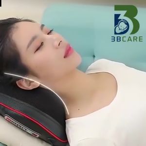 Gối Massage 20 Bi Cổ Vai Gáy Thế Hệ Mới Máy Massage Hồng Ngoại 20 Bi Cao Cấp hỗ trợ mát xa toàn thân tiện lợi ( Bảo Hành 12 Tháng )