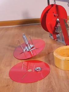 Electrician Wire Laying Rack 1-Link Bearing Household BV Flexible Line Cable Reel Wires Racks