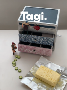 Tagi. Apple Candy Jewelry Storage Box Cute and Sweet Jewelry Storage Box