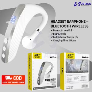 MAX10 XBT HEADSET EARPHONE HEADPHONE BLUETOOTH WIRELESS PREMIUM QUALITY
